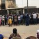 Photo: Queues As UK Embassy Resumes Visa Processing In Lagos