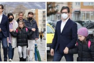 PHOTOS: North Macedonia President Walks Girl With Down Syndrome To School After Bullying Incident