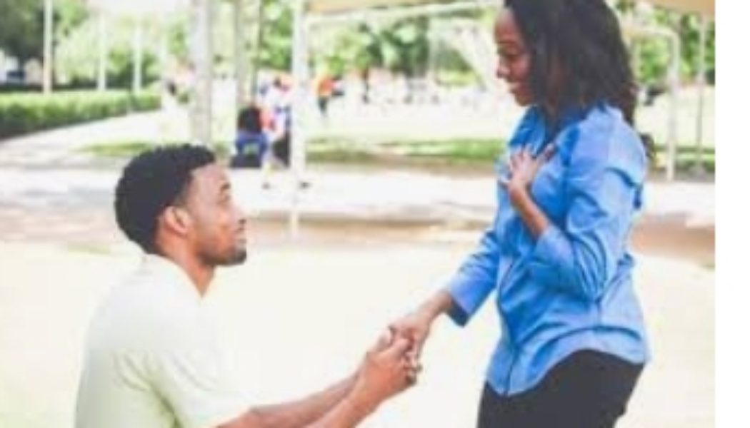 Proposing to lady by Kneeling Down is against African Culture and God