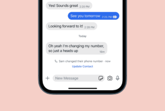 Signal now lets you change your number without wiping out your conversation threads