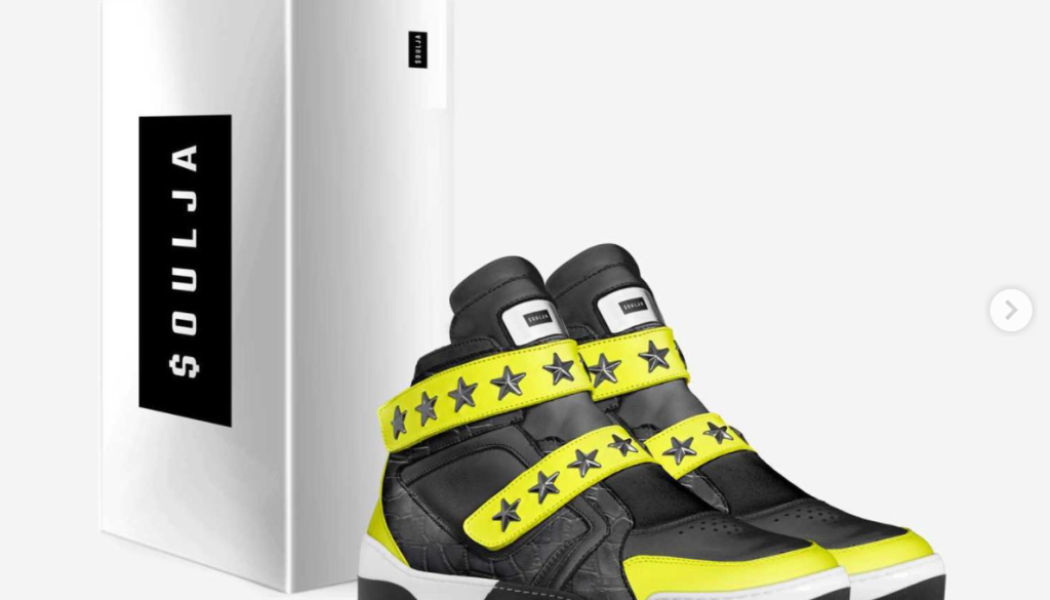 Soulja Boy Drops His Own Sneaker Line, Soulja Stars