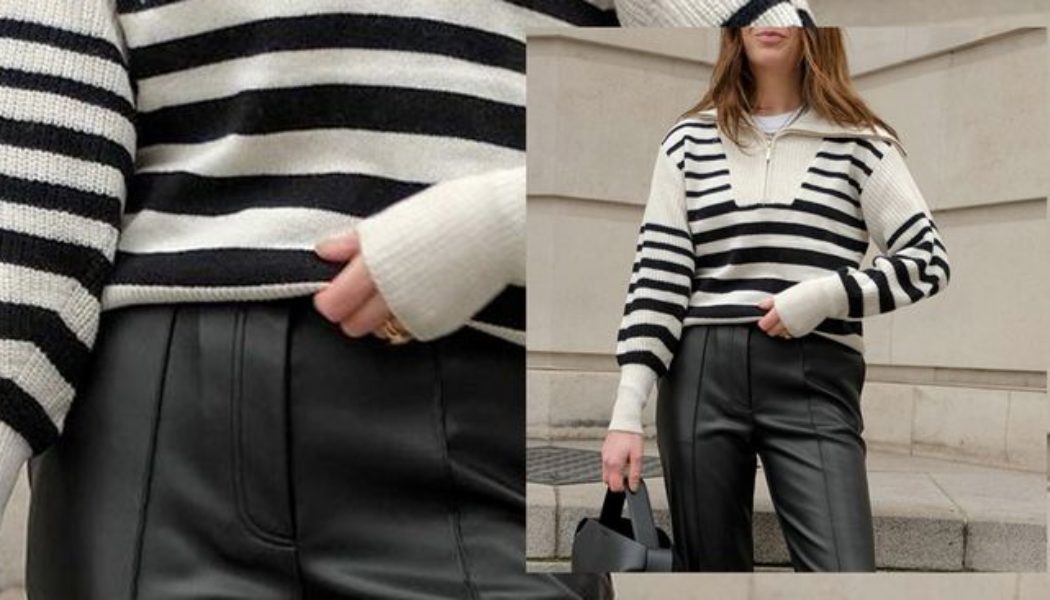 The M&S Leather Trousers That Have Been a Huge Hit With the Fashion Crowd