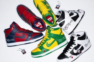 The Supreme x Nike SB Dunk High Collection To Release This Week