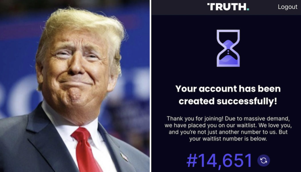 Trump’s Truth Social Comes to App Store, Doesn’t Work