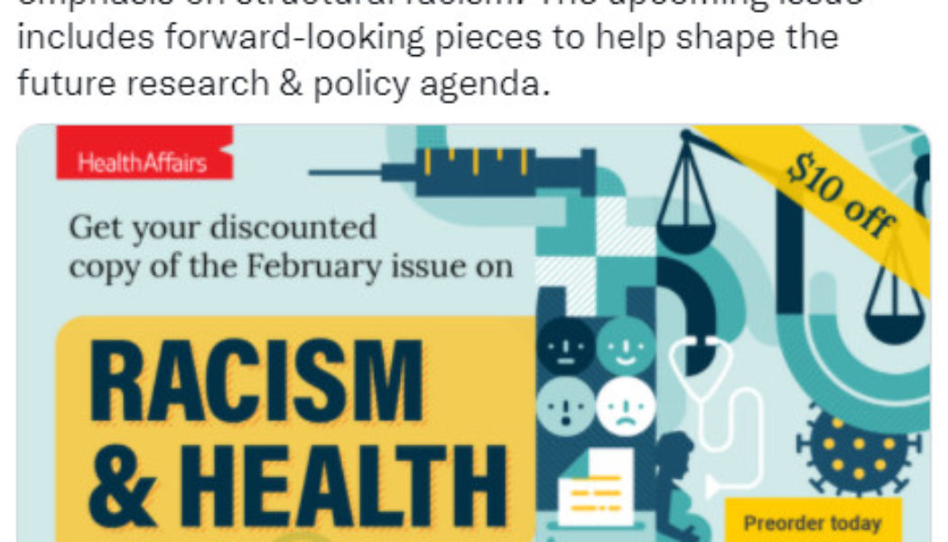 Twitter and Google blocked ads from a medical journal about health and racism