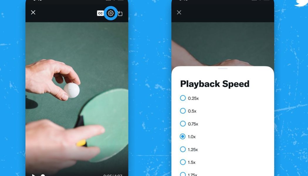 Twitter finally agrees that 1x is not the only speed for watching a video