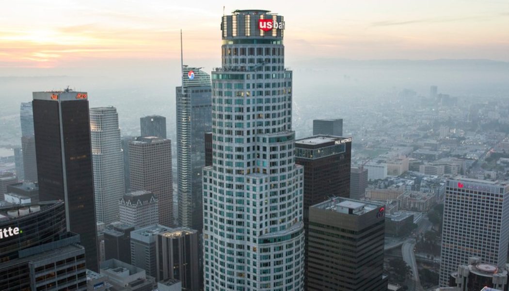 US Bank Tower Invites Los Angeles Artists To Paint Murals on the Skyscraper’s Top Floor