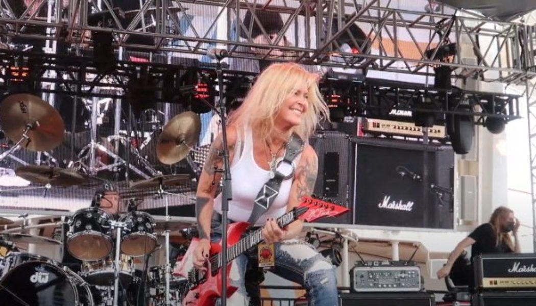 Watch: LITA FORD Performs Aboard ROCK LEGENDS CRUISE IX