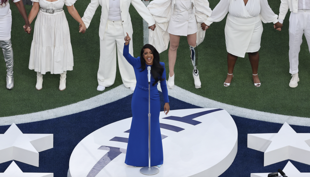 Watch Mickey Guyton Sing the National Anthem at Super Bowl 2022