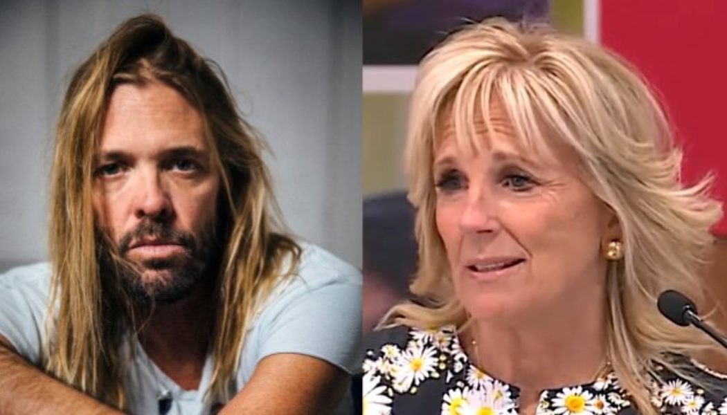 America’s First Lady JILL BIDEN Mourns Death Of TAYLOR HAWKINS: ‘A Ferocious Drummer’ And ‘Dedicated Father’