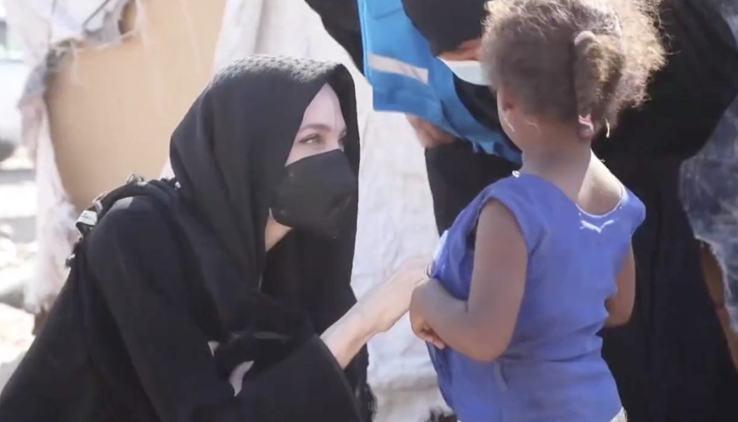 Angelina Jolie Arrives in Yemen to Support Civil War Refugees