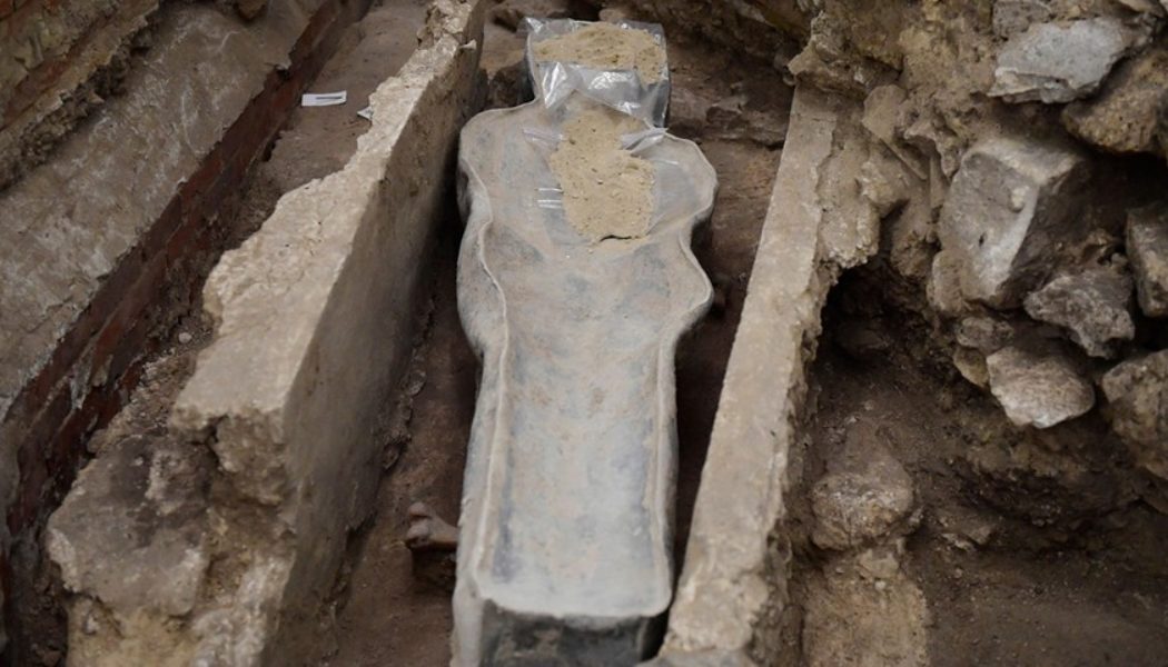 Archaeologists Discovered a Lead Sarcophagus Buried Under Paris’ Notre Dame Cathedral