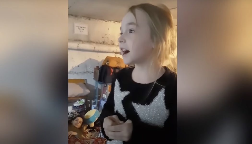 Brave Ukrainian Girl Sings “Let It Go” Inside Bomb Shelter: Watch