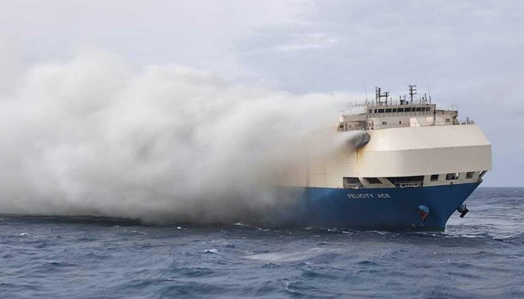 Cargo Ship Carrying Lamborghinis, Porsches, Bentleys and Audis Has Sunk in the Atlantic Ocean