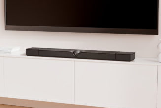 Devialet’s $2,400 Atmos soundbar has an orb you can turn