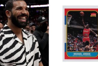 Drake Pulls Rare 1986 Fleer Michael Jordan Rookie Card Worth up to $700K USD