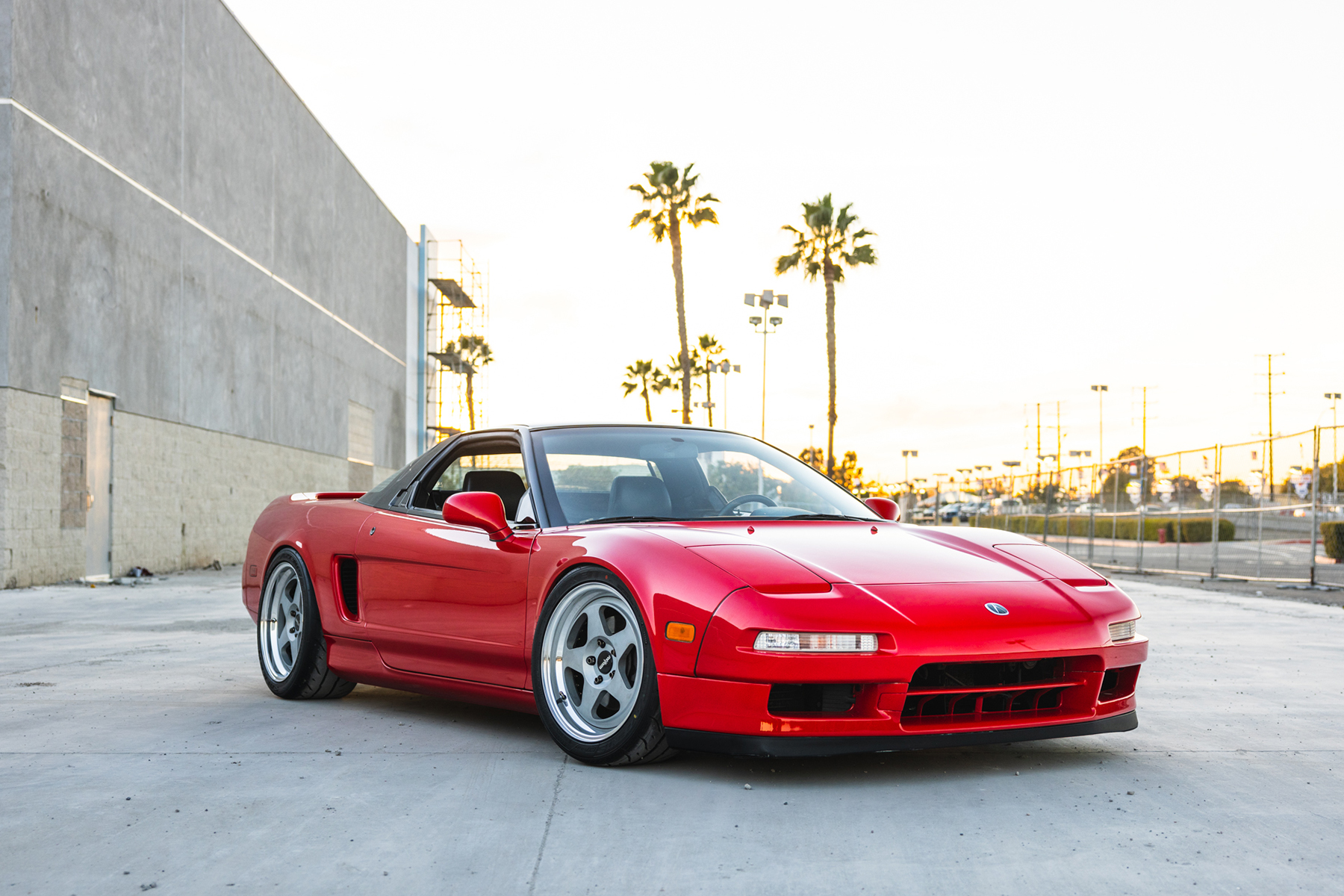 Vin Anatra of Hoonigan And His 1991 Acura NSX Honda Red Supercar