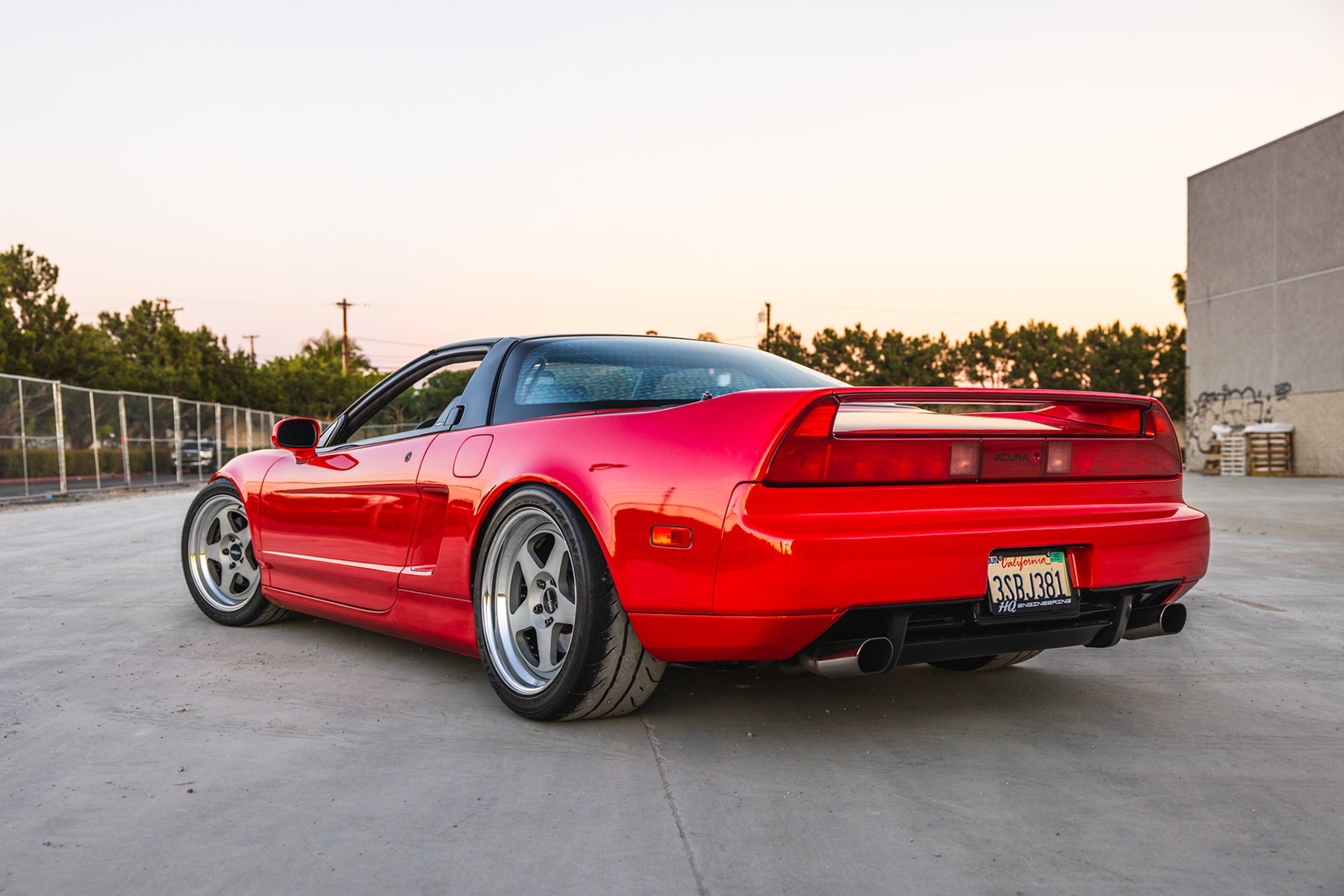 Vin Anatra of Hoonigan And His 1991 Acura NSX Honda Red Supercar