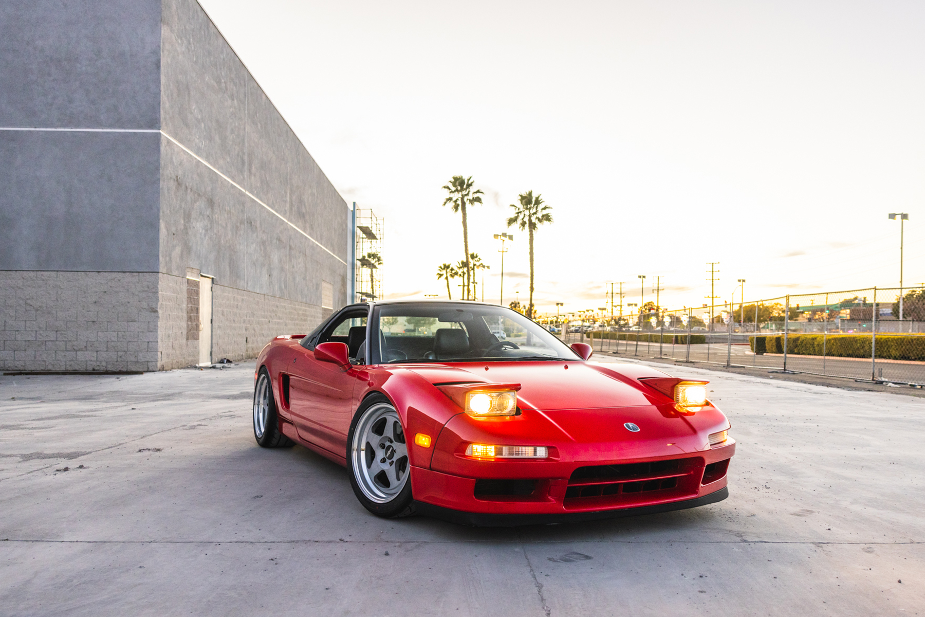 Vin Anatra of Hoonigan And His 1991 Acura NSX Honda Red Supercar