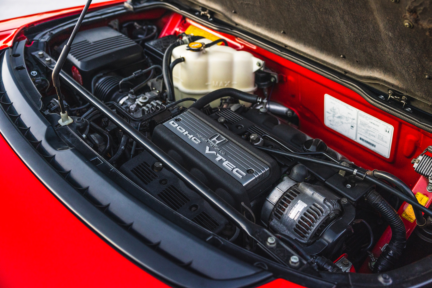 Vin Anatra of Hoonigan And His 1991 Acura NSX Honda Red Supercar