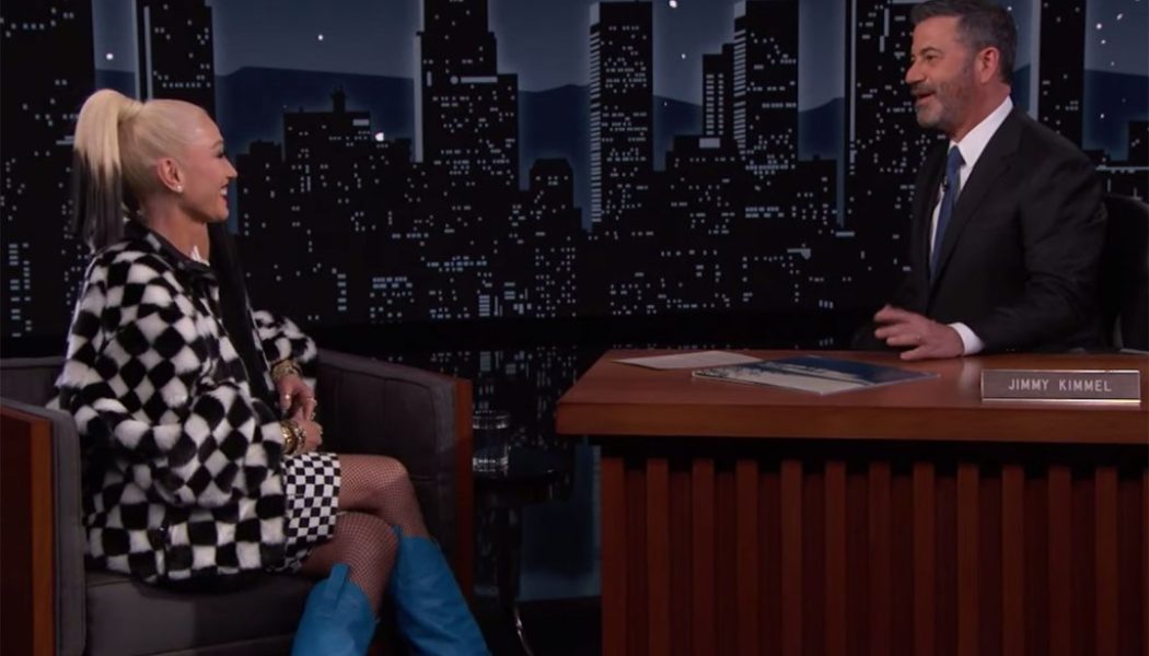 Gwen Stefani Explains Her Missing Wedding Ring on ‘Jimmy Kimmel’: ‘I’m Sorry, Blakey!’