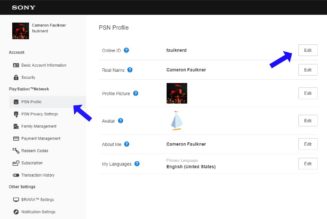How to change your PlayStation Network username