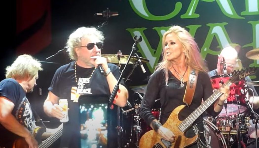 LITA FORD Joins SAMMY HAGAR On Stage In In Las Vegas To Perform LED ZEPPELIN, MONTROSE Classics (Video)