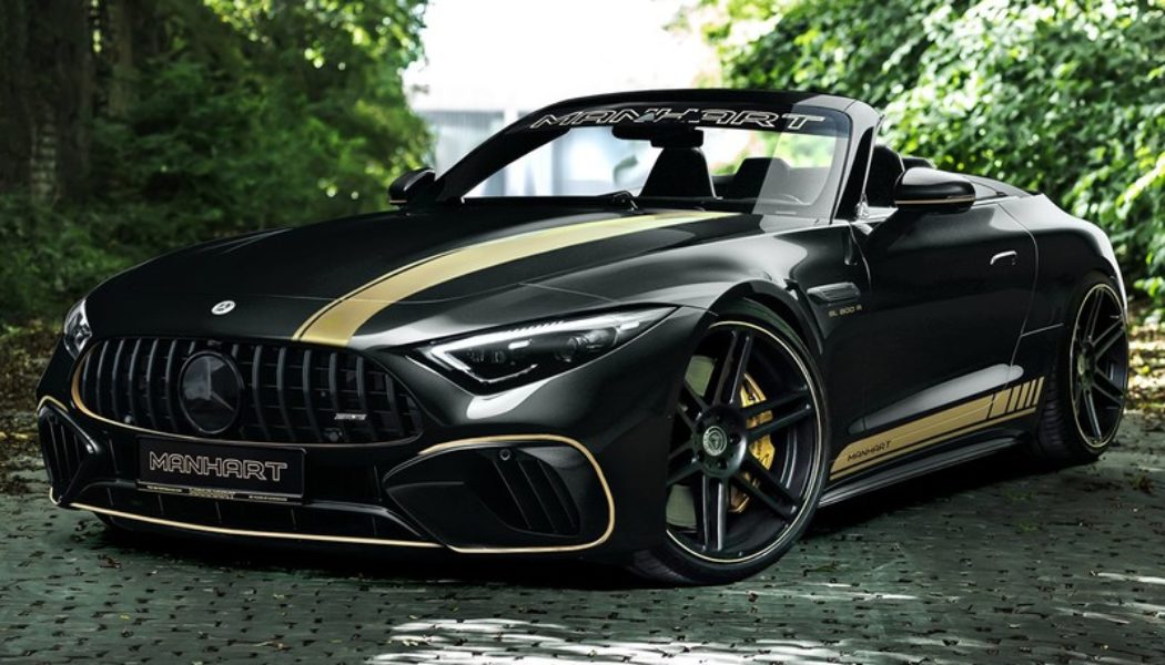 MANHART Imagines the Mercedes-AMG SL V8 Roadster With 800 HP and 1,000 Nm of Torque