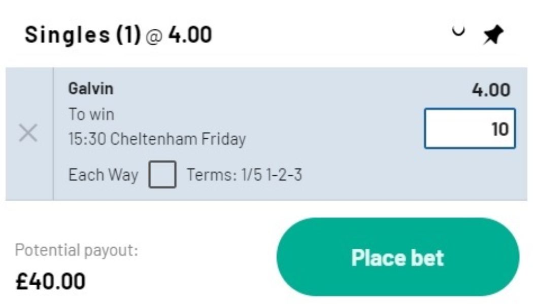 Matt Chapman Tip for Gold Cup – Cheltenham Day 4 Tips