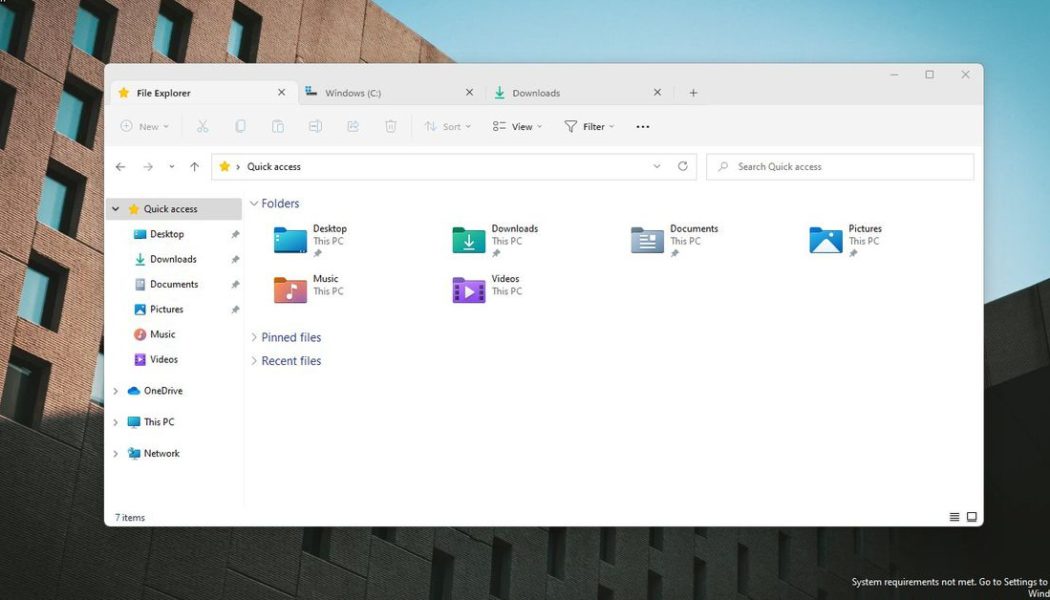 Microsoft is adding tabs to File Explorer in Windows 11