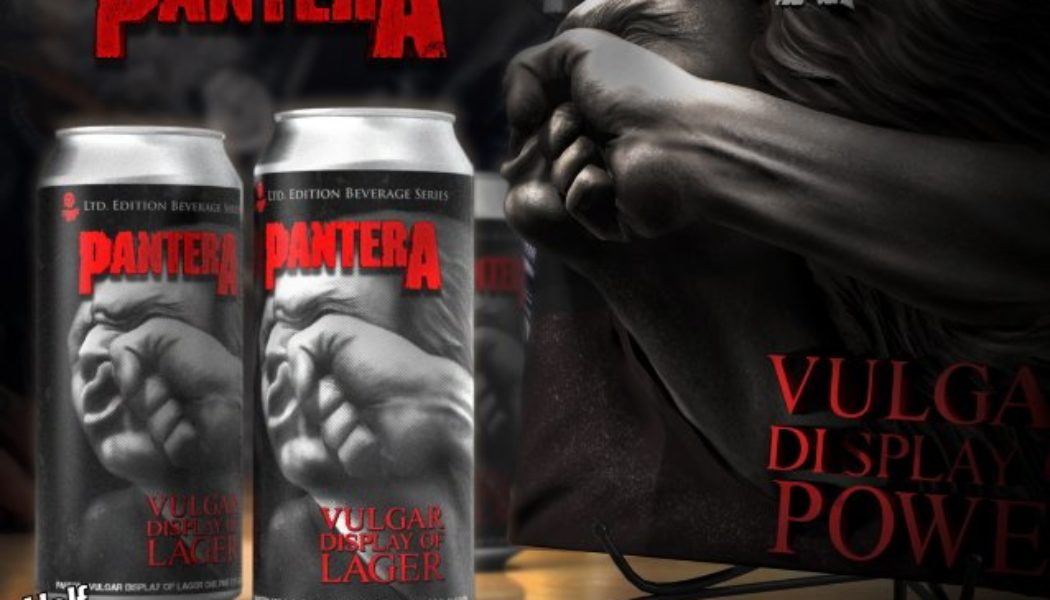 PANTERA Teams Up With KnuckleBonz For ‘Vulgar Display Of Lager’