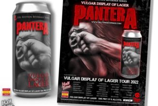 Pantera’s New “Vulgar Display of Lager” Beer Packs a Wallop