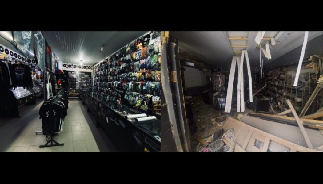 Popular Ukrainian Underground Heavy Metal Merchandise Shop KOLOVOROT Heavily Damaged In Russia’s Attack