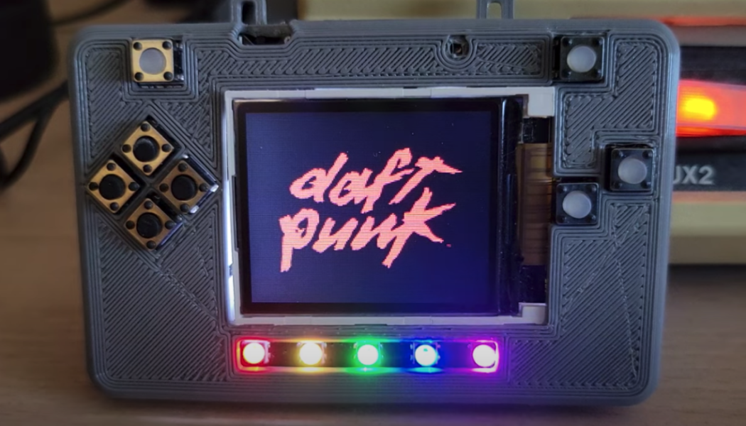 Programmer Creates One-of-a-Kind Daft Punk “Word Clock”