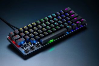 Razer brings its analog switches to a compact 60 percent keyboard