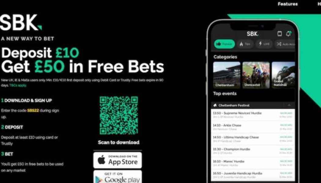 SBK Cheltenham Betting Offers | £50 Cheltenham Free Bet for 2022 Festival