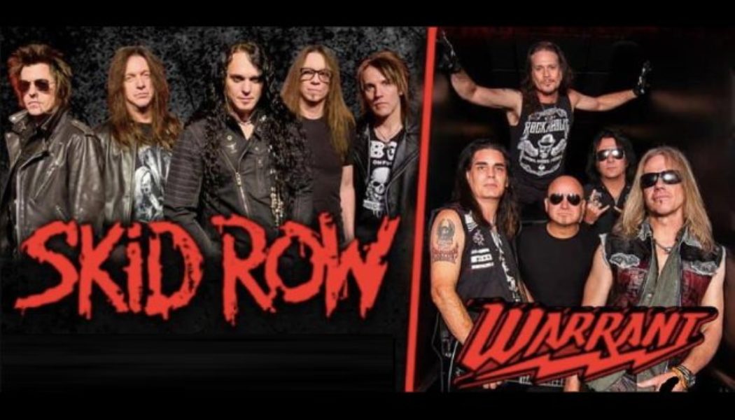 SKID ROW And WARRANT Announce ‘Live To Rock’ Spring/Summer 2022 U.S. Tour