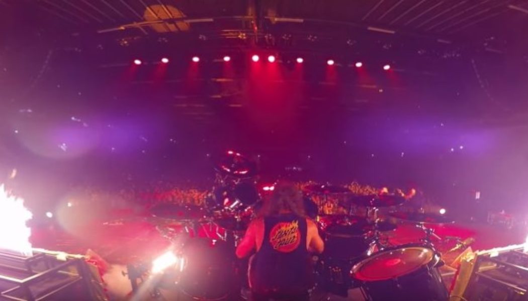 SLAYER’s PAUL BOSTAPH: ‘Hell Awaits’ Drum-Cam Footage Featuring PHIL DEMMEL