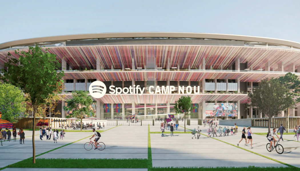 Spotify buys naming rights on FC Barcelona’s massive stadium