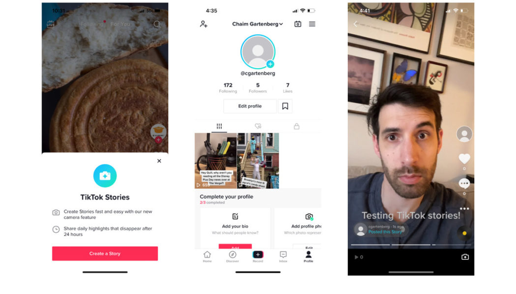 TikTok is rolling out its Snapchat-style stories to more users