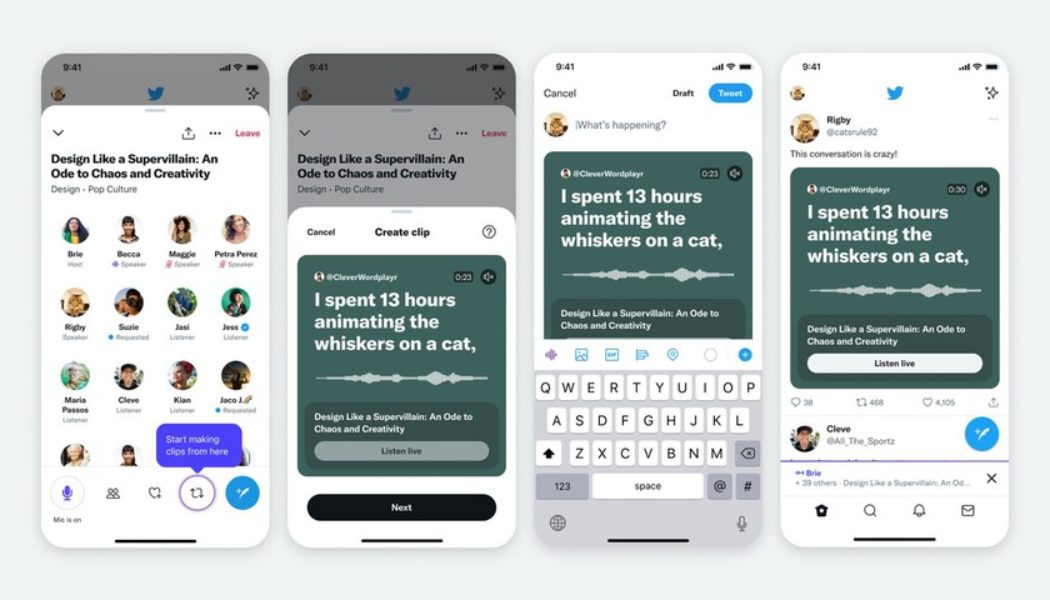Twitter Is Testing a New Clipping Tool for Spaces Hosts