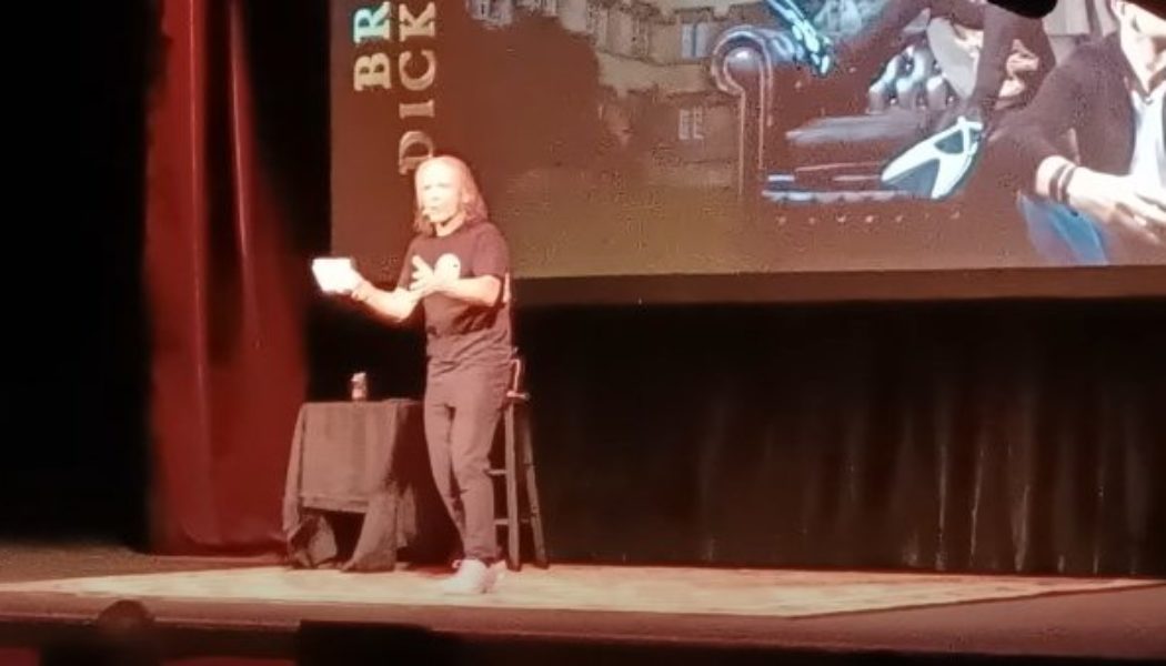 Watch IRON MAIDEN’s BRUCE DICKINSON Answer Fan-Submitted Questions At Austin Spoken-Word Show