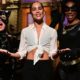 Zoë Kravitz Wore a ’90s Belly Shirt to Host SNL