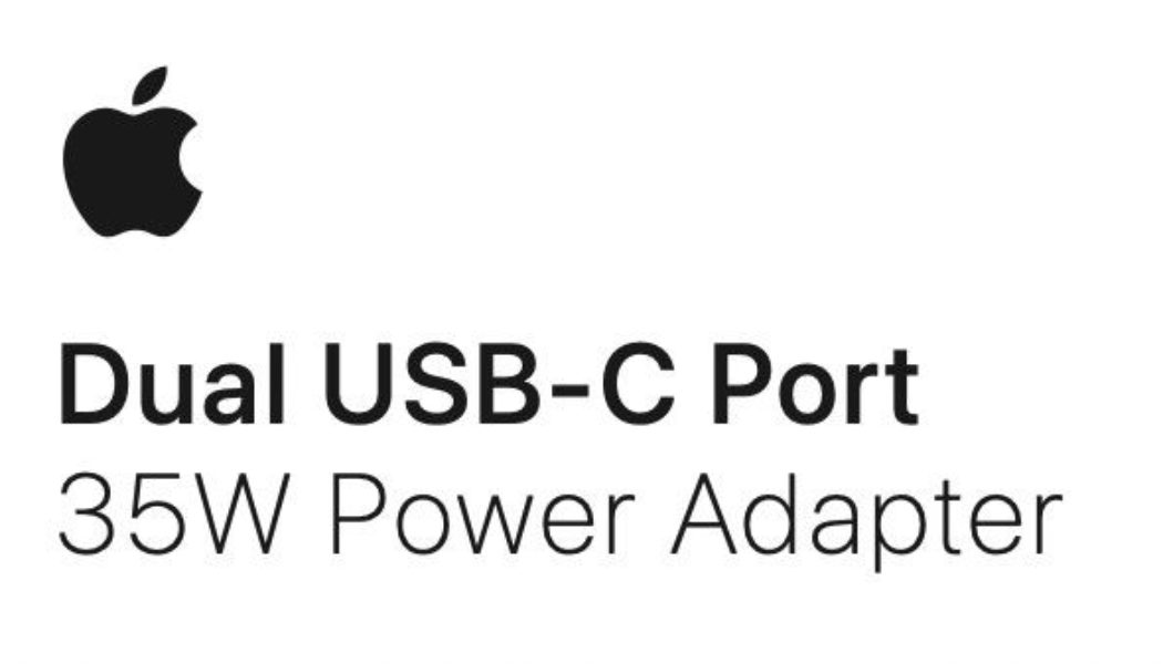 Apple just leaked a dual-port 35W USB-C charger that could clear up the GaN mystery