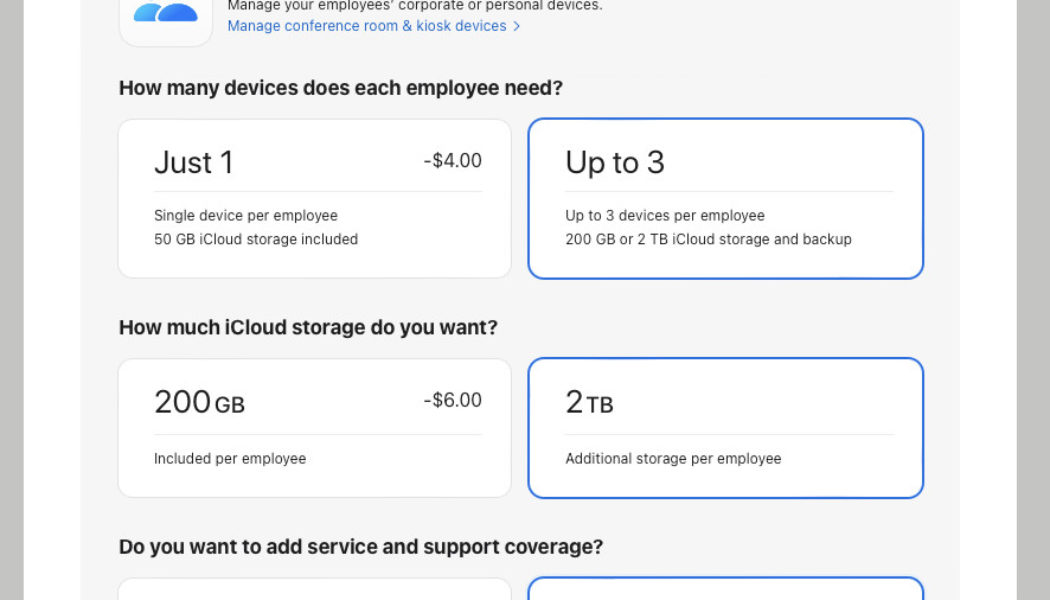 Apple’s newest subscription service is an IT management package for small businesses