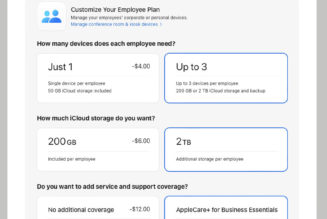 Apple’s newest subscription service is an IT management package for small businesses