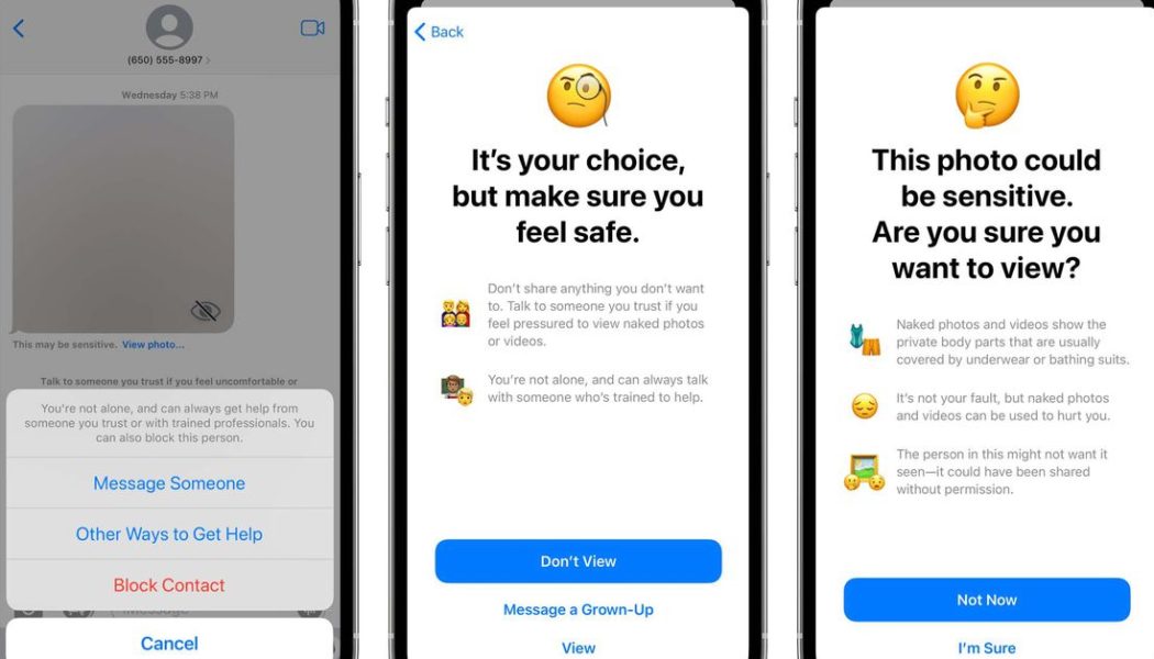 Apple’s nudity-blurring Messages feature gets international release