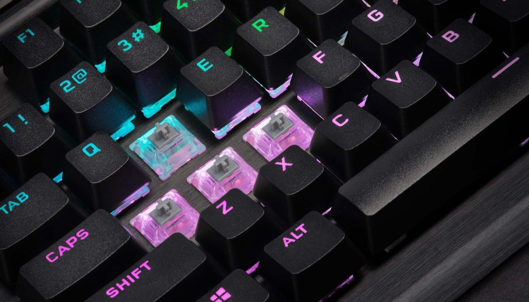 Corsair’s K70 gaming keyboard updated with more responsive optical switches