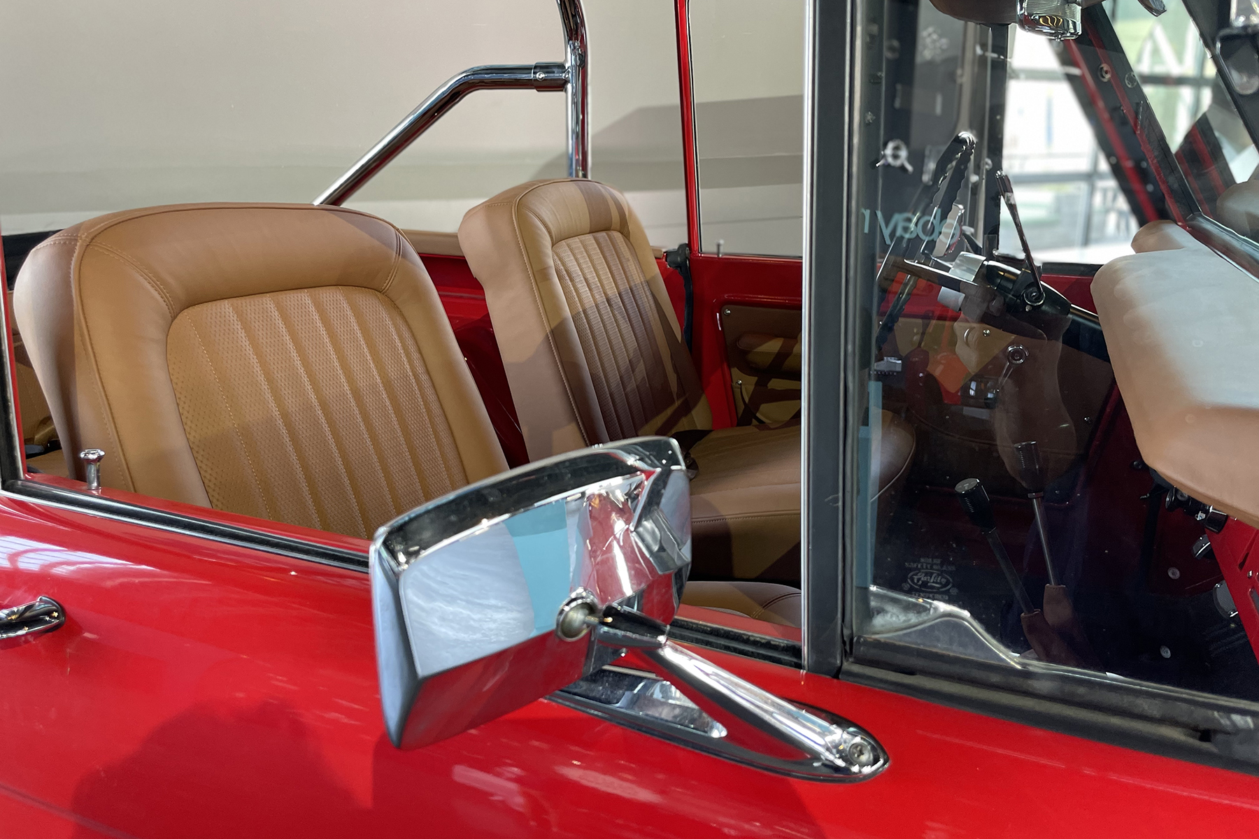 'Euphoria' Star Sydney Sweeney's 1969 Ford Bronco DRIVERS Cassie Cherry Red Ebay Motors NY International Auto Show NYIAS