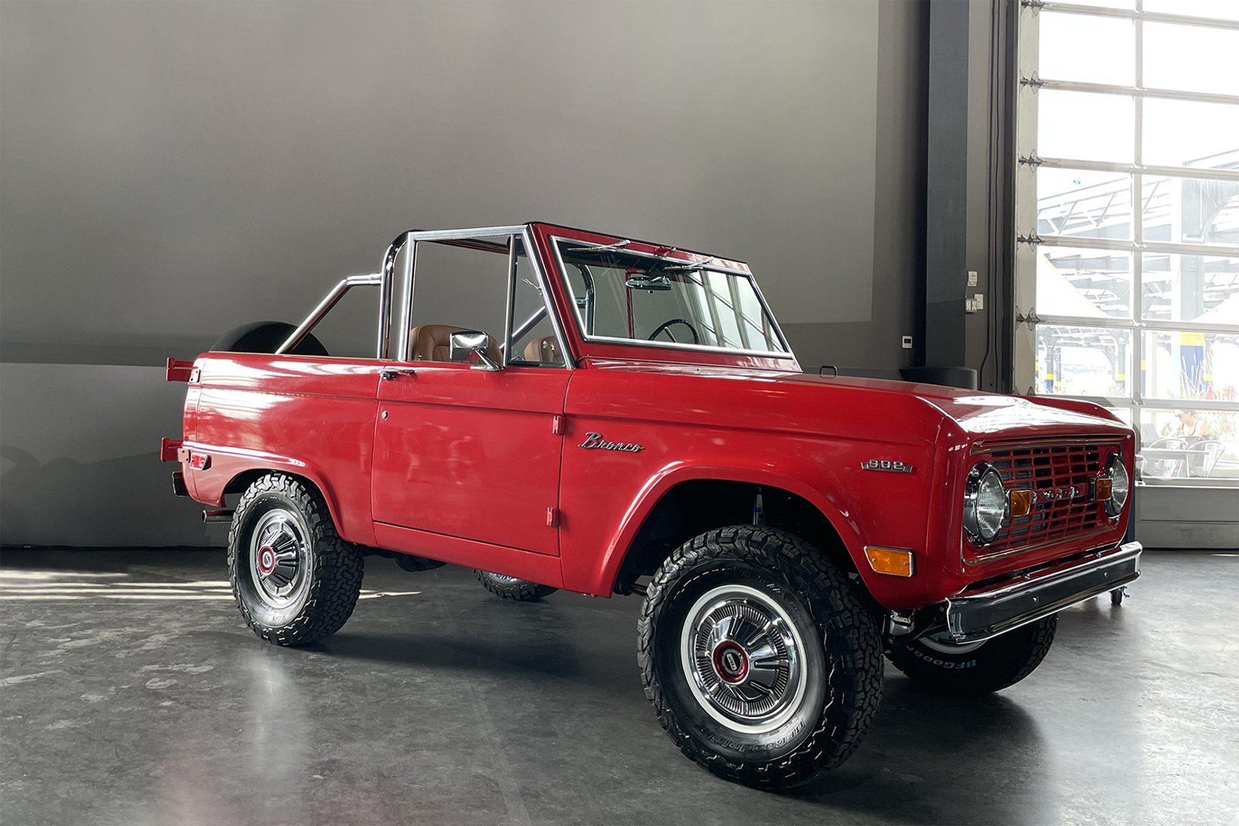 'Euphoria' Star Sydney Sweeney's 1969 Ford Bronco DRIVERS Cassie Cherry Red Ebay Motors NY International Auto Show NYIAS